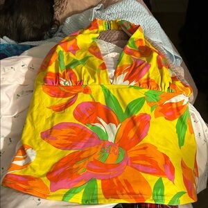 Lauren Ralph Lauren Bright Floral Bikini Top